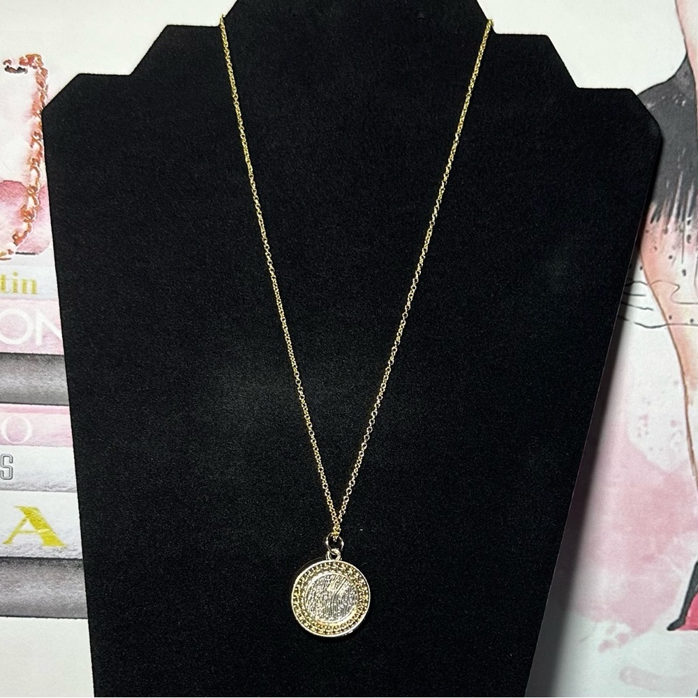 Louis Vuitton LV Logo Charm Necklace - Picture 3 of 5